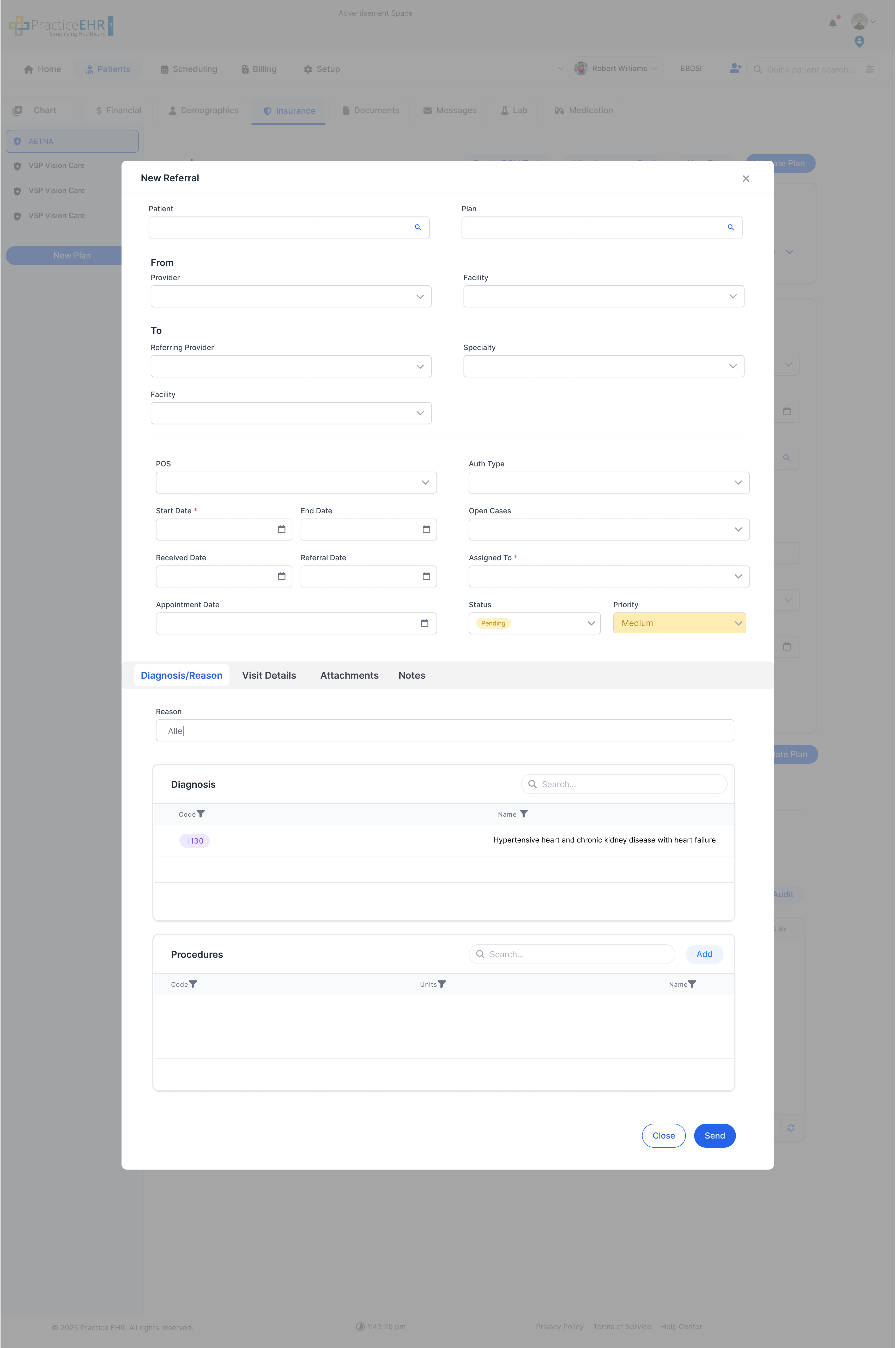 New Referral Diagnosis image